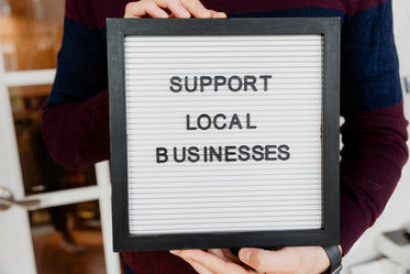 support local businesses