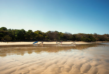 surfers take to the water