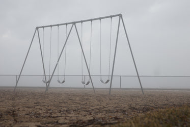 swingset in fog