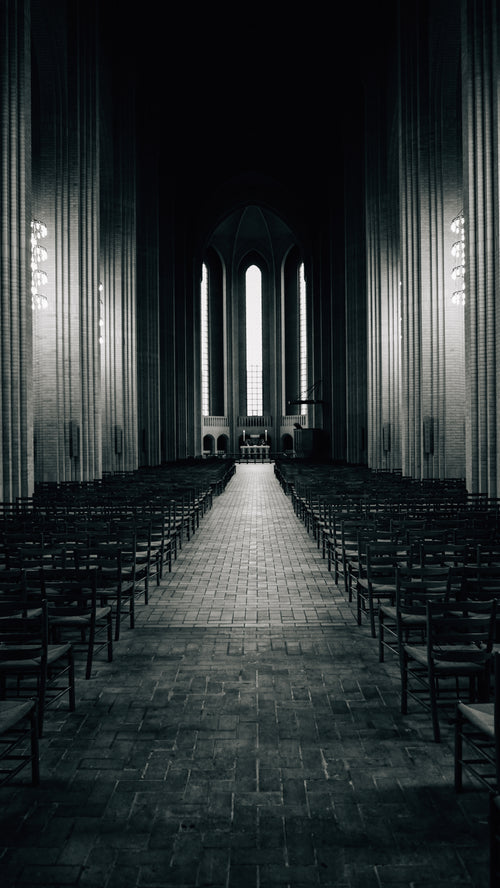 symmetry in monochromatic place of worship