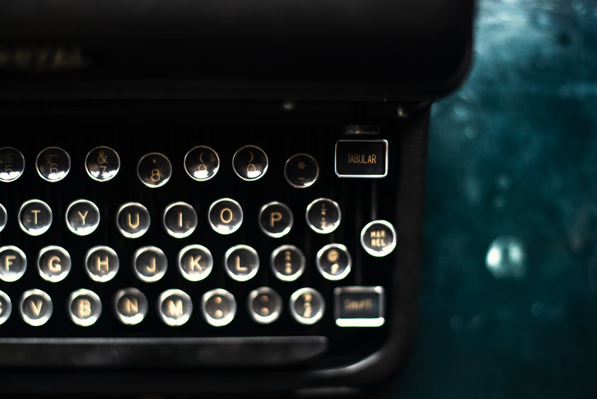 tab key on typewriter