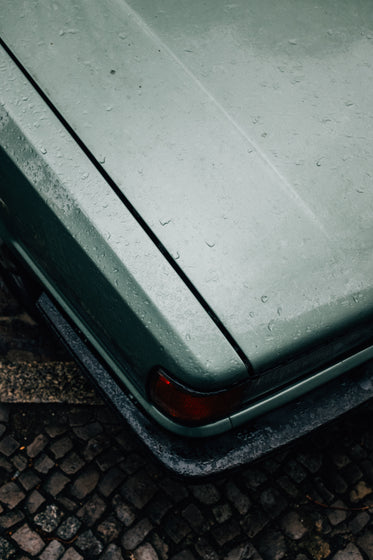 tail lights of grey car