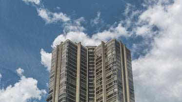 tall condo building with sky