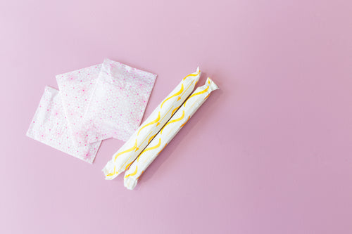 tampons and sanitary pads