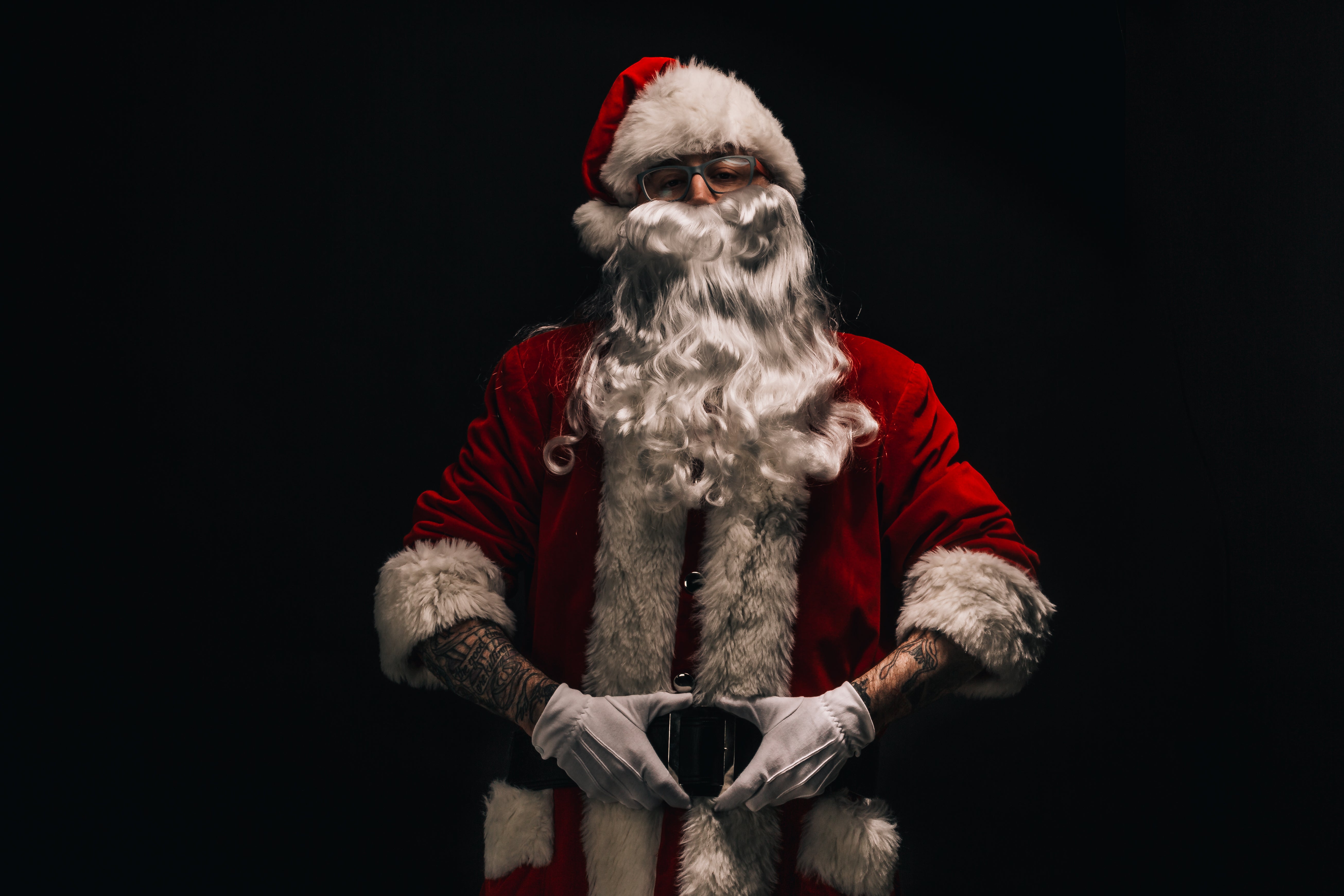 Picture of Tattoo Santa — Free Stock Photo