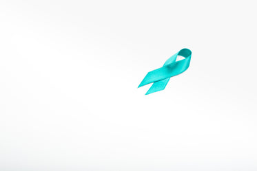 teal ribbon angle