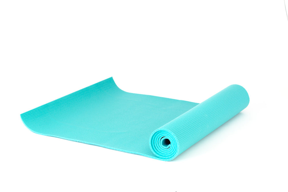 teal yoga mat