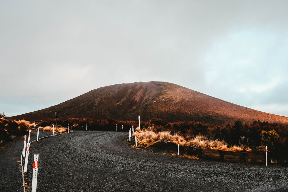 temporary mountain road