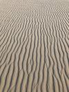 textured channels in dry sand