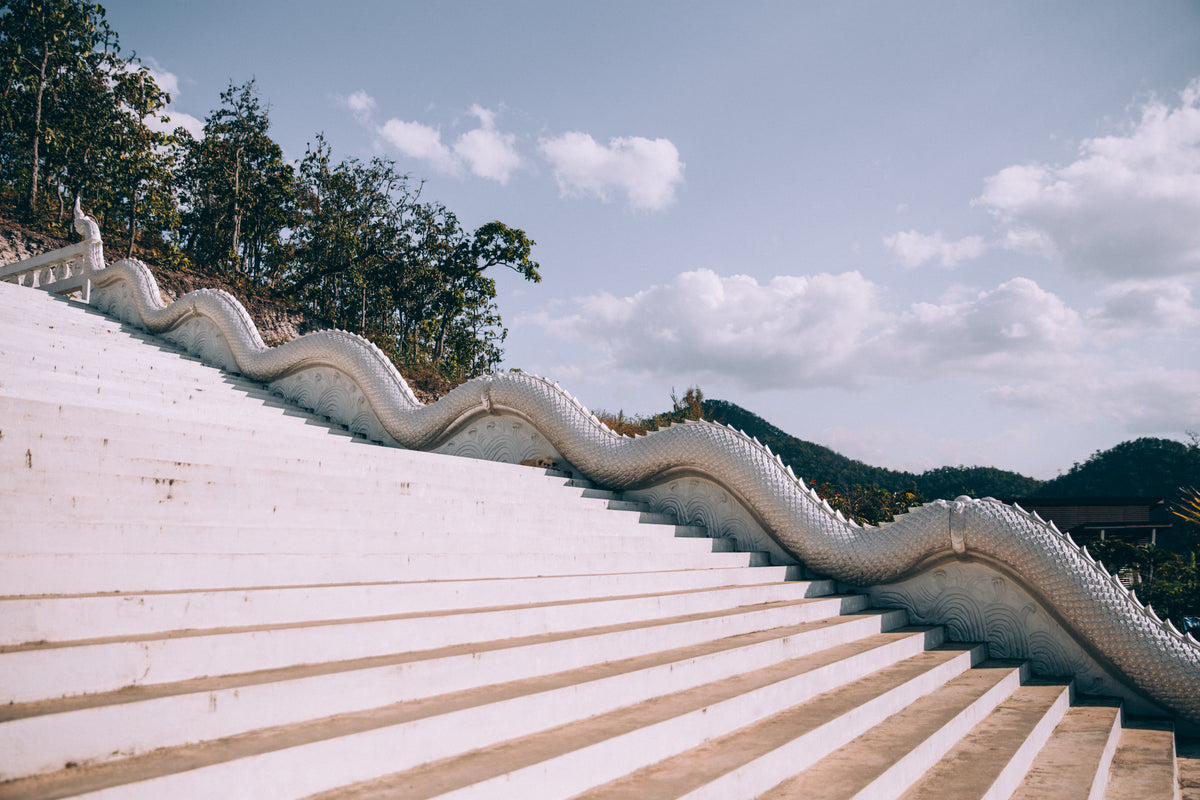 thai dragon stair railing
