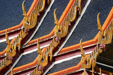 thai temple rooftop