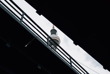 the berlin tower as seen from ground level