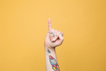 the letter "i" displayed in american sign language