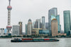 the pudong skyline in shanghai