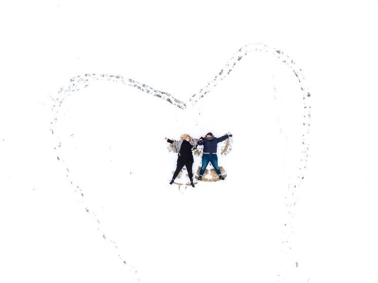 The Shape Of Love In The Snow
