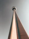 the view from below the cn tower