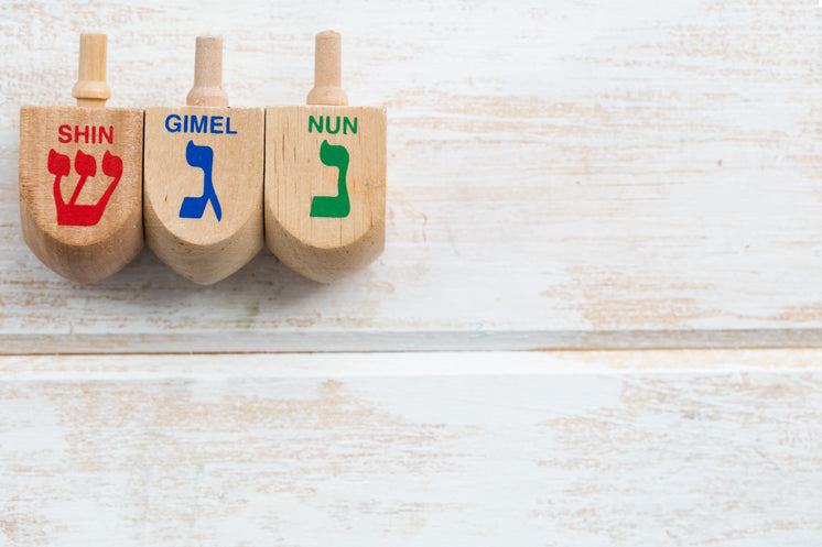 Three Wooden Dreidel