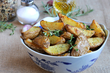thyme and rosemary potato wedges