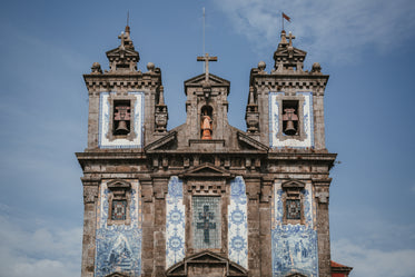 tiled church exterior