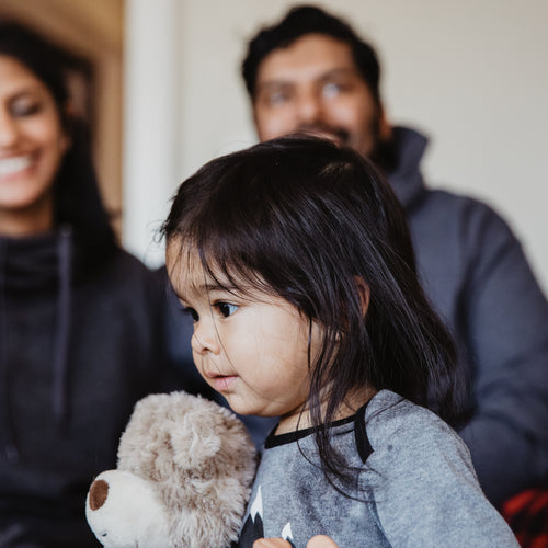Toddler Boy With Teddy Bear