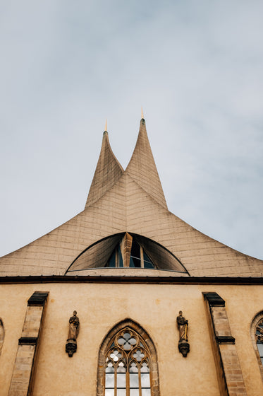 top of a tall pointed church