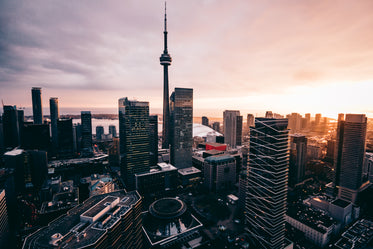 Picture of Toronto Stunning Sunset - Free Stock Photo
