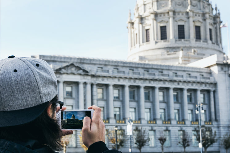 Tourist Taking Cellphone Photo