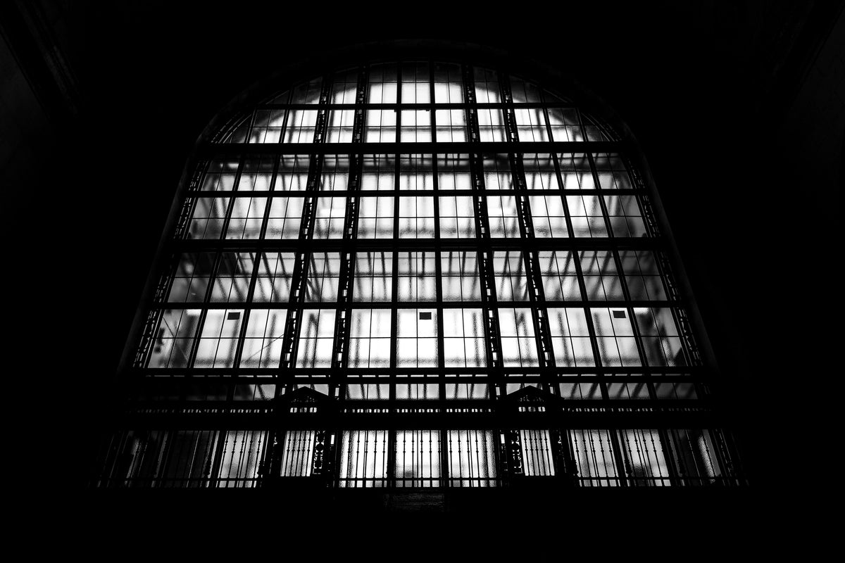 train station window