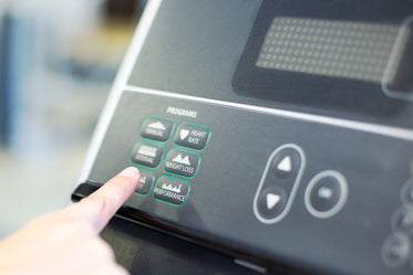 treadmill display closeup