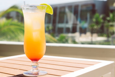 tropical poolside cocktail