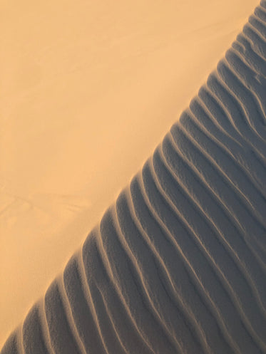 two different textures of sand