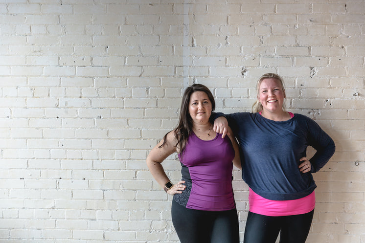 Two Friends In Active Wear