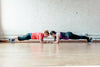 two women planking together