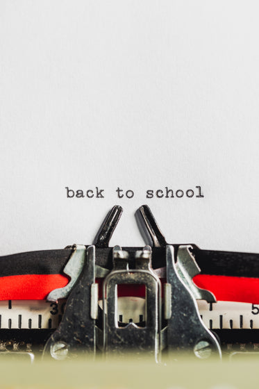 typewrite says back to school