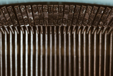 typewriter keys