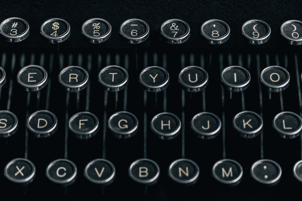 typewriter keytops