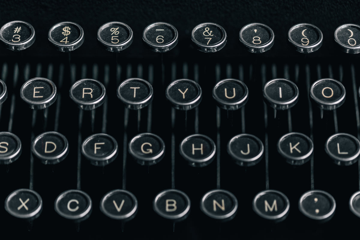 typewriter keytops