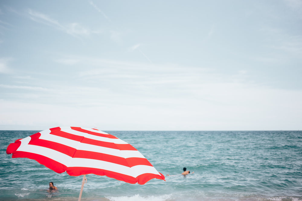 umbrella & swimming