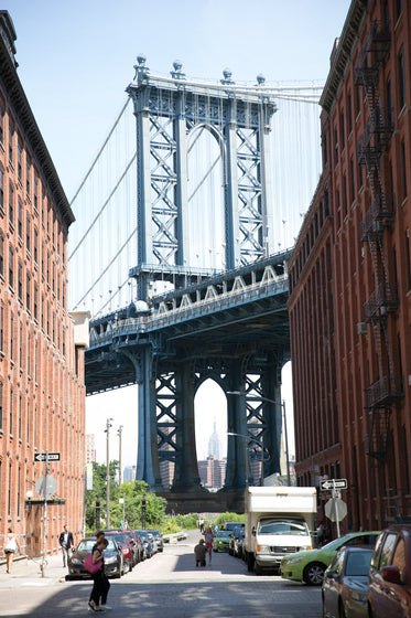 under new york bridge