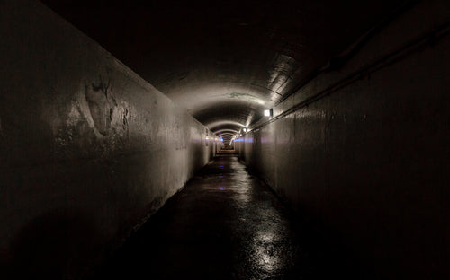 underground falls tunnel