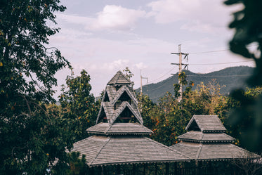 unique multi-level roof