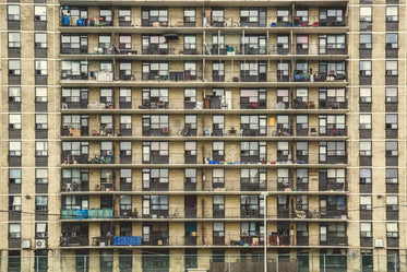 urban apartment balconies