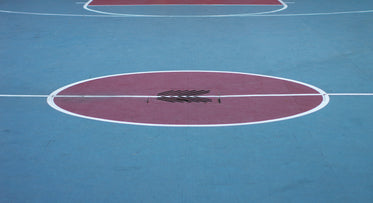 urban basketball court painted