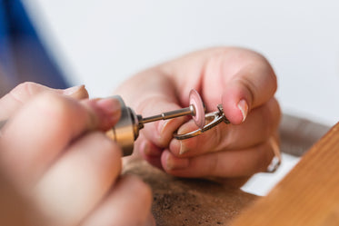 using a rotary tool on jewelry