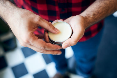 using beard balm