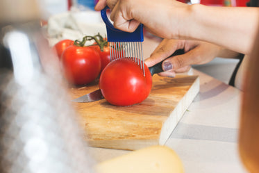 vegetable slicer in kitchen