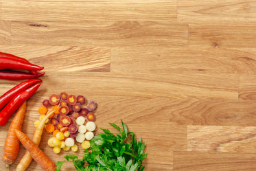 veggies corner flatlay