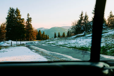 view from a car