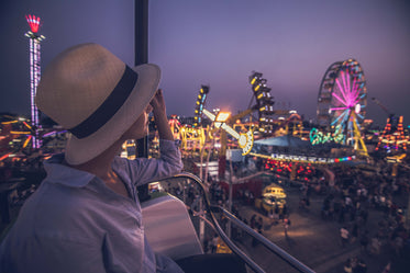 view of carnival lights