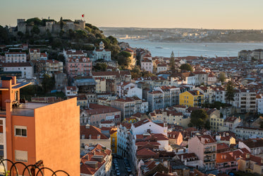 view of lisbon hillside